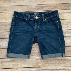 Sound Girl Denim Bermuda Shorts